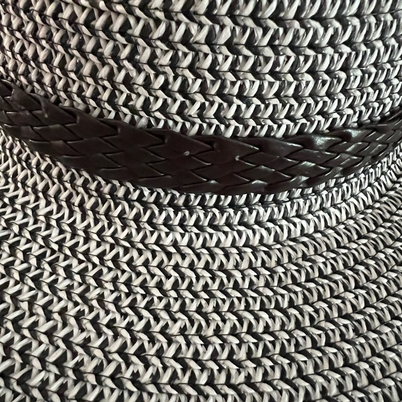 Summer Hat. Brown and cream 7.5 - Picture 4 of 7